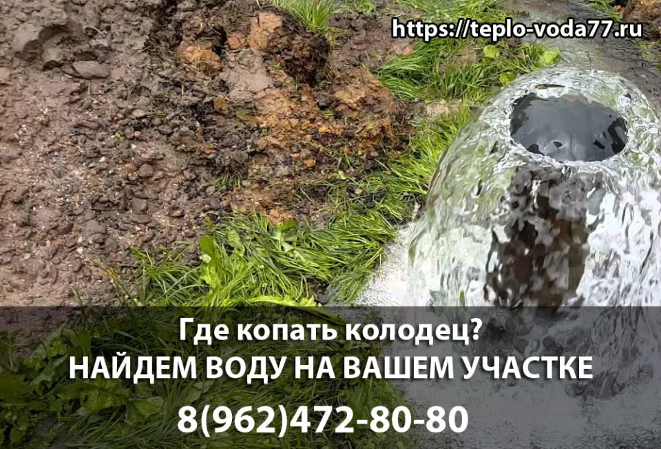 Поиск воды на участке в Шаховской перед копкой колодца